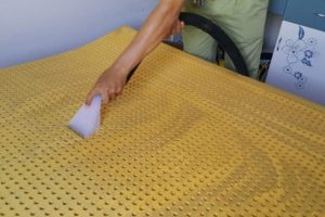 cách giặt nệm cao su non