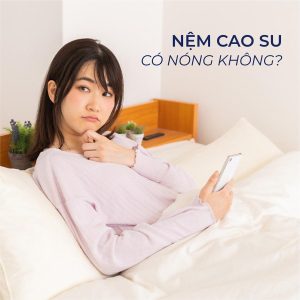 nệm cao su non nằm có nóng không