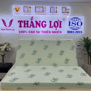 Nệm Cao Su Thiên Nhiên Super Win Gấp 3 1m8 x 2m x 15cm