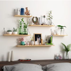 Cách trang trí kệ trong phòng ngủ