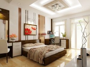 Bố trí giường ngủ phong thuỷ