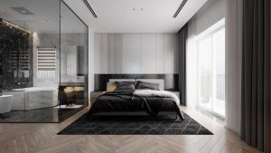 Mẫu phòng ngủ 15m2 có toilet