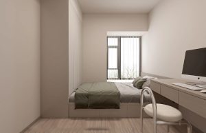 thiết kế phòng ngủ 8m2 cho vợ chồng