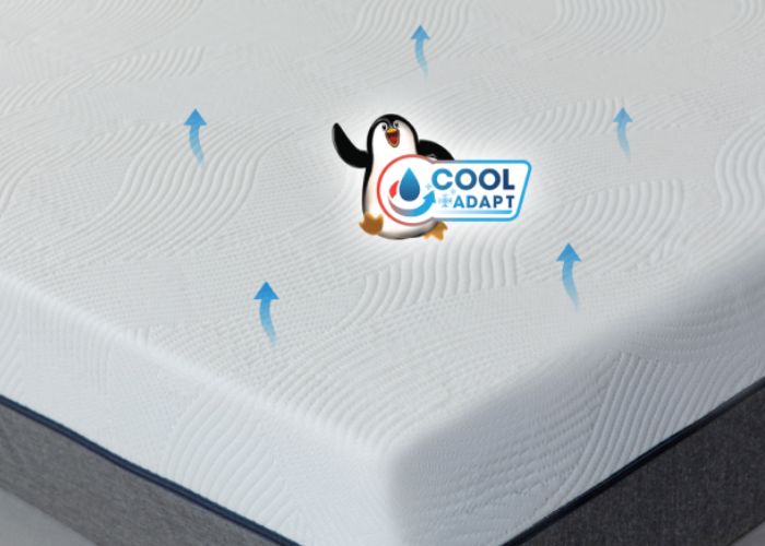 Nệm duy trì độ khô tự nhiên suốt đêm, mát lưng